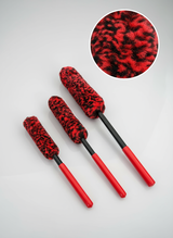 Brosse à Jante Laine Synthétique 3pcs – Nettoyage Doux et Efficace des Roues et Jantes Auto