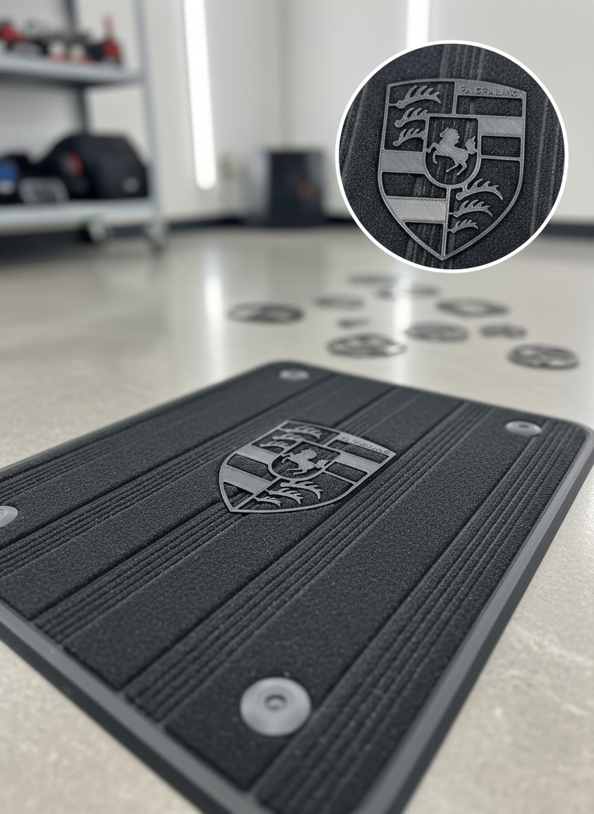 Pochoirs de Finition pour Tapis Automobiles – Effet Visuel Professionnel et Personnalisation Esthétique